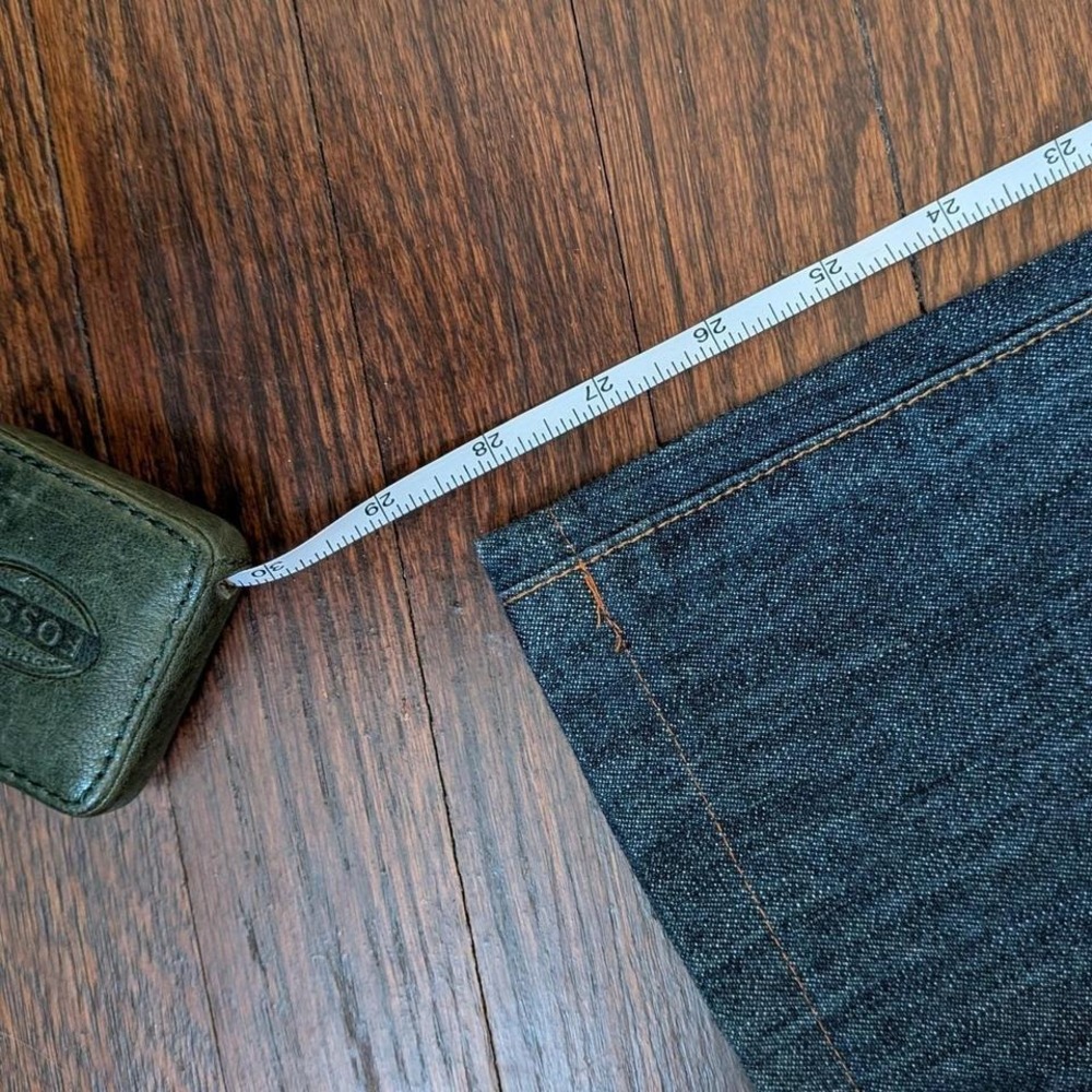 Vintage Joes Jeans Womens Y2K Bootcut Dark Wash Denim Blue W25 Made in USA 2000s - Picture 9 of 9